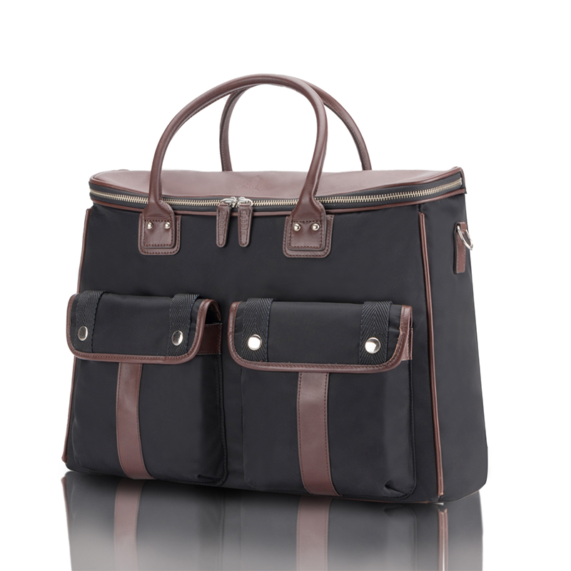 男士尼龍橫款大容量商務(wù)公文包